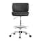 Studio Designs Crest Black Height Adjustable Drafting Chair with Footring